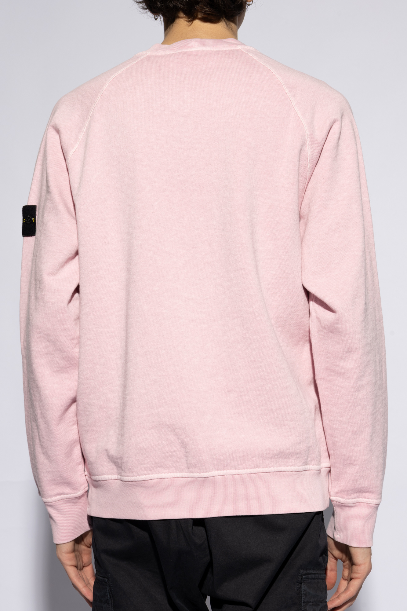 Stone island hot sale pink crewneck